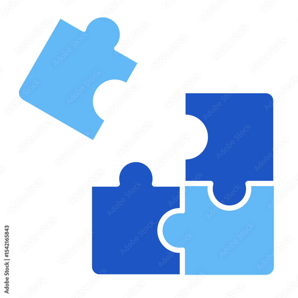 Puzzle Integration Icon Element For Design Puzzle Integration Icon Element For Design