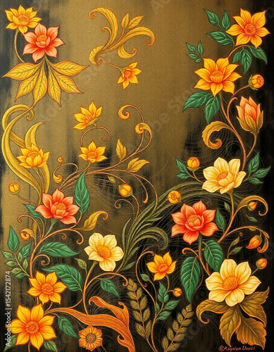 seamless floral background