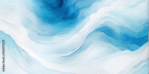 Top and aerial view of wave ocean sea background. Blue and white wavy sea water background