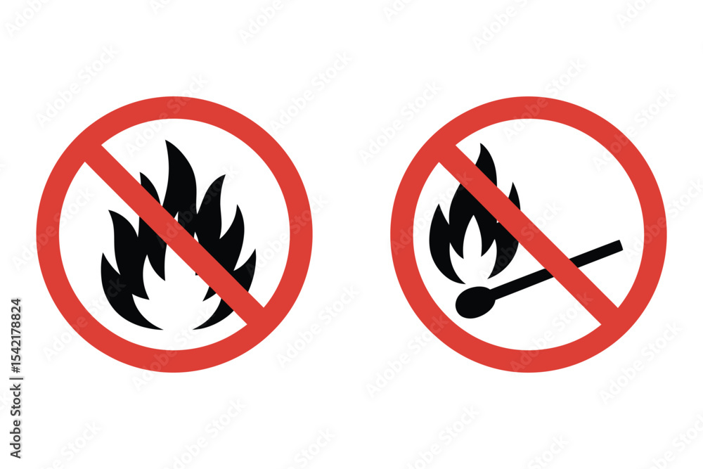 No fire vector sign with forbidden flame symbol
No fire vector sign with forbidden flame symbol