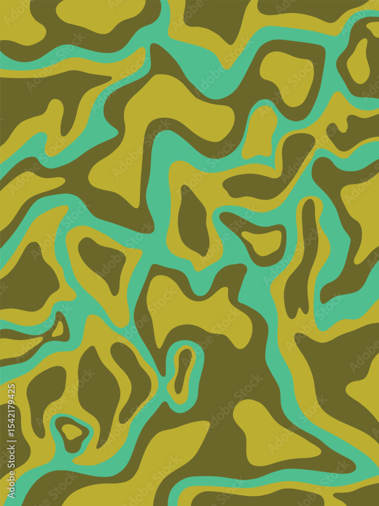 Abstract Camouflage of Organic Shapes Abstract Camouflage of Organic Shapes
