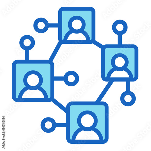 Connection Lines  Icon Element For Design	