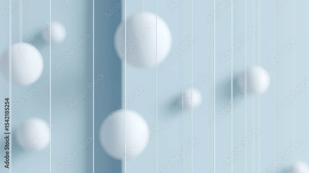 Fototapeta premium A clean and professional visual presentation dramatically lit gray sphere in a study of modern minimalism.