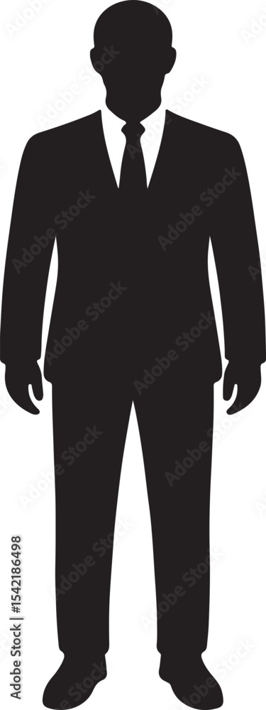 silhouette of a businessman silhouette of a businessman