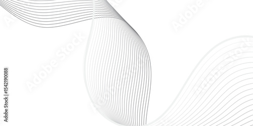 
Vector Illustration of Abstract Wavy Lines on Transparent Background –Elegant and Minimal Vector Illustration Representing Digital Movement, Technology Innovation, and Modern Data Visualization Conce