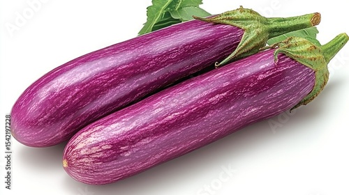 Wallpaper Mural Striped Eggplants: A Vibrant Duo Torontodigital.ca