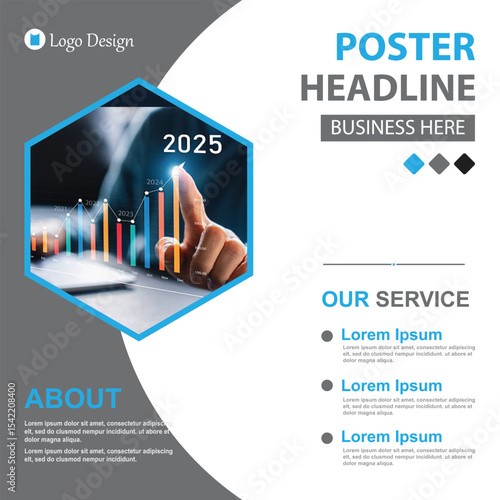 Business Promotion Flyer for Online Marketing Campaign