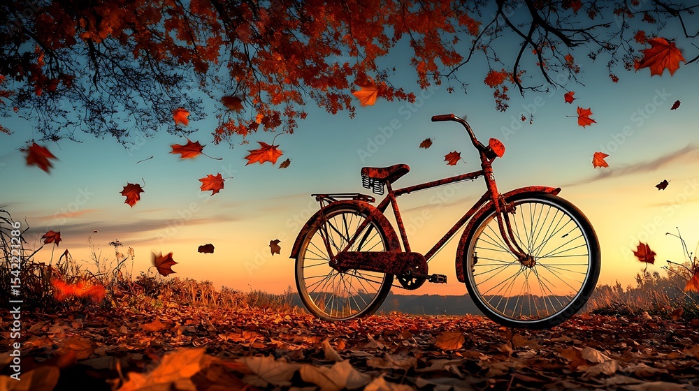 Fototapeta premium bicycle in the park