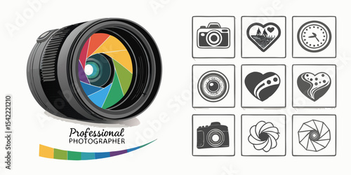 camera lens icon