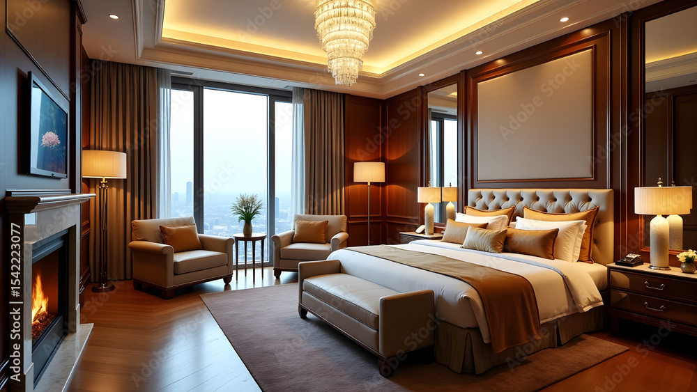 Fototapeta premium Velvet Nights the Pinnacle of 7 Star Luxury Living