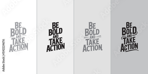 Positive Mindset Quote Vector Set – Trendy Typography for Apparel and Prints