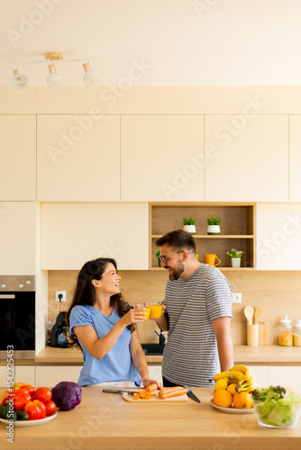 Couple enjoying a joyful mo...