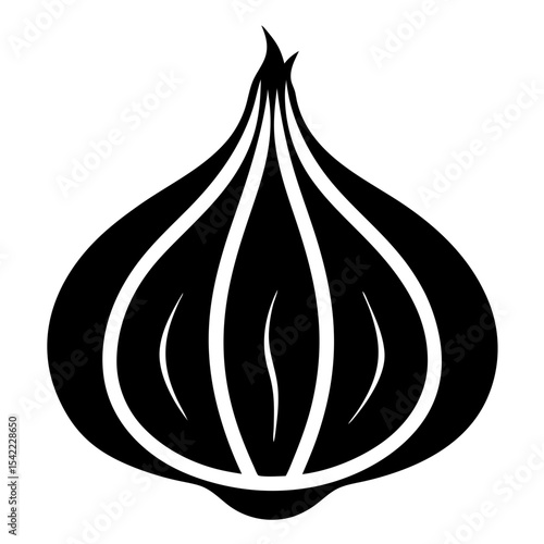 garlic isolated on white background