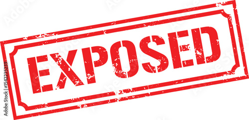 Grunge stamp exposed