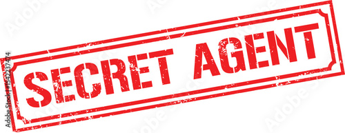 Grunge stamp secret agent