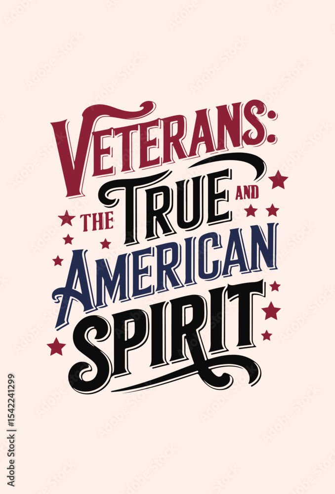 Naklejka premium Military Appreciation Quote Vector Design– Veterans Day Typography for T-Shirts & Prints