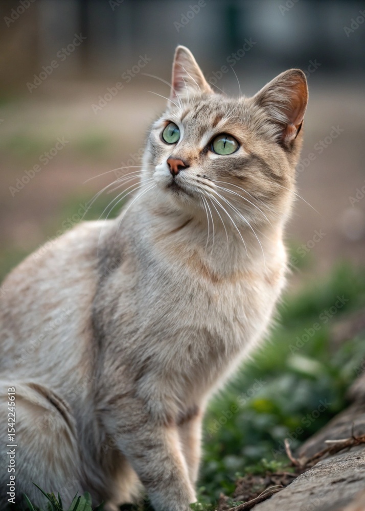 cat in the garden cat in the garden