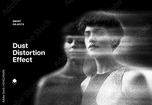 Sandstorm Dust Distortion Effect Mockup