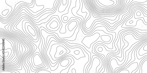 Abstract line of the topographic map. Topographic map lines, contour background. Geographic abstract grid.
