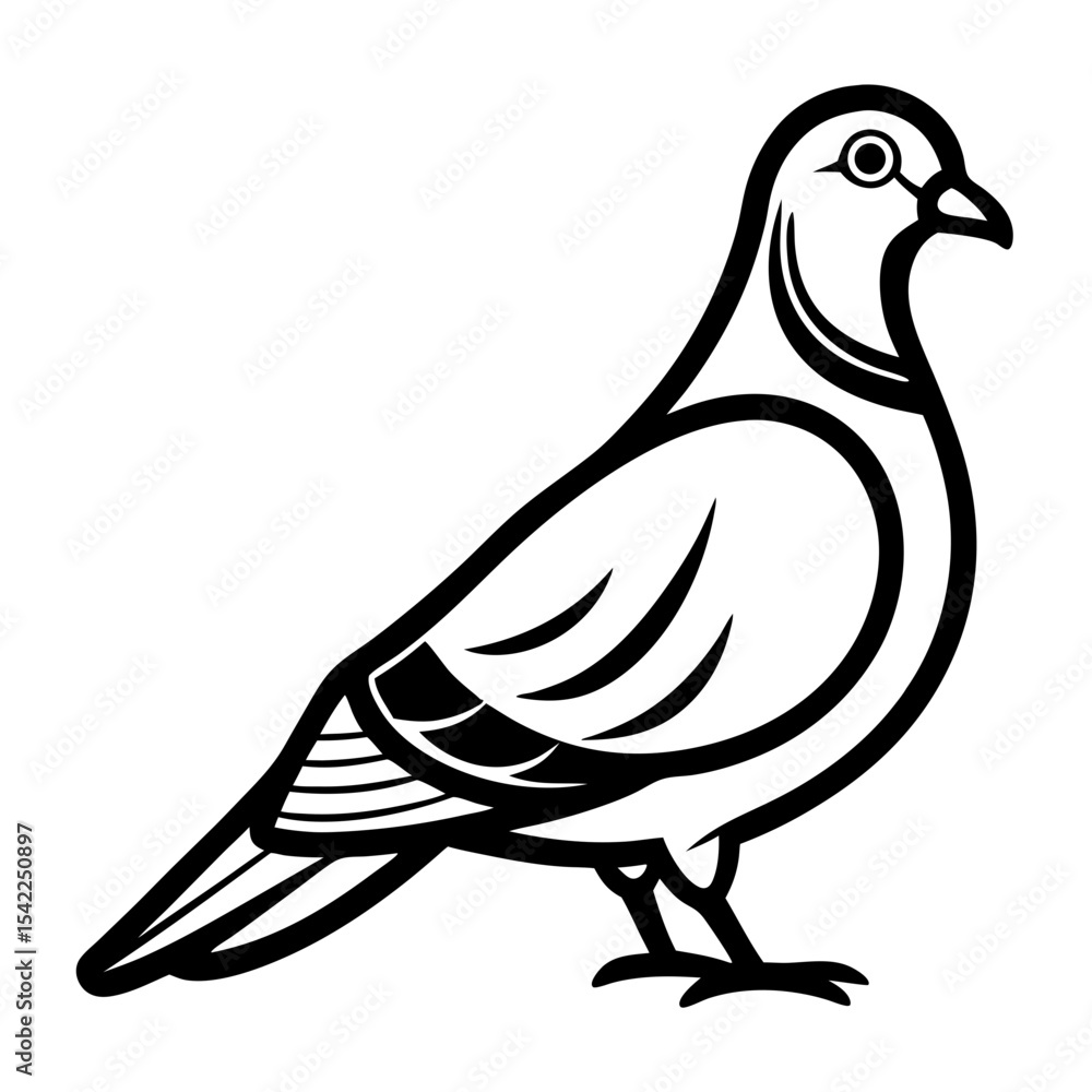 Obraz premium bird vector illustration