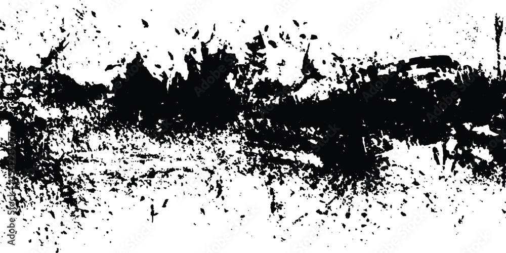 Fototapeta premium Grunge black and white texture design. Abstract grunge distressed texture background. 