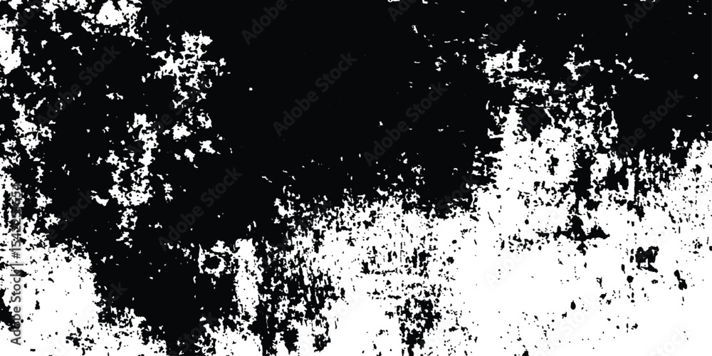 Naklejka premium Grunge black and white texture design. Abstract grunge distressed texture background.