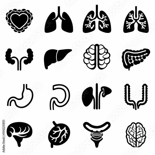 health icon vector set
