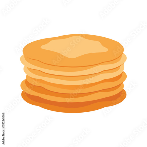 Delicious Stack of Fluffy Pancakes A Perfect Breakfast Treat