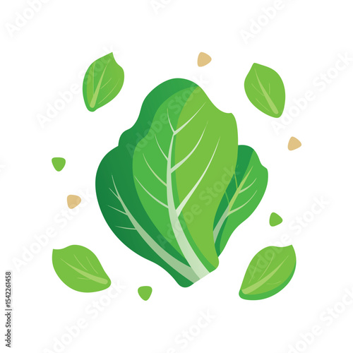 Vibrant Green Leafy Vegetables Fresh, Healthy, and Nutritious