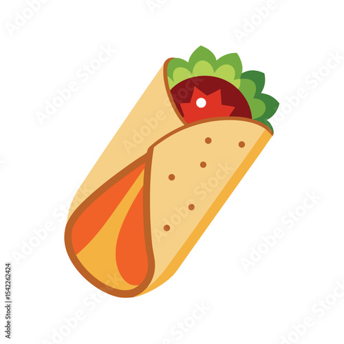 Delicious Burrito A Tasty Mexican Wrap Recipe