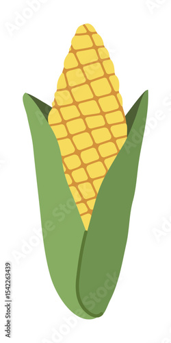 Wallpaper Mural Maize corn cob icon vector illustration isolated. Torontodigital.ca
