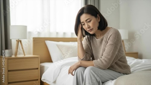 中年女性の不調とストレスの悩み