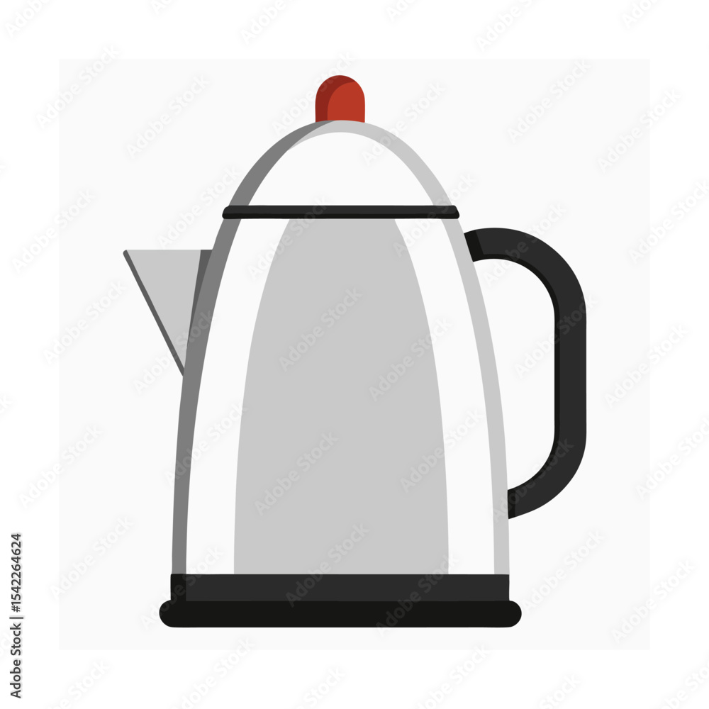 Obraz premium Sleek Modern Electric Kettle Design Perfect for a Quick Brew
