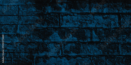 Background of a neglected urban area, featuring a weathered and stained wall saturated in an intriguing blue.
