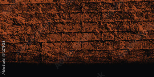 Monochrome reddish-brown photograph of a stone wall, emphasizing its form, shadows, and the interplay of light on its rugged surface.
