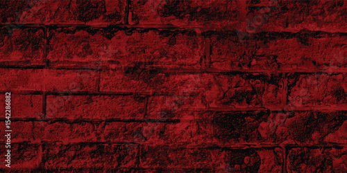 Monochrome red photograph of a stone wall, emphasizing its form, shadows, and the interplay of light on its rugged surface.
