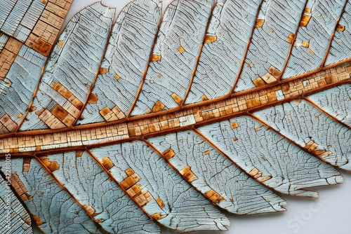 Leaf structure with intrica...