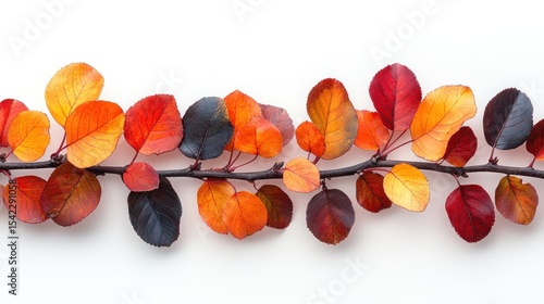 Vibrant autumn leaves