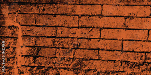 Unevenly colored wall surface with a dominant reddish-brown hue, adding a complex and painterly quality to the texture with a gradient.
