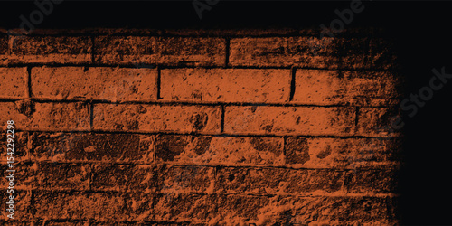 Abstract composition of a dark, reddish-brown-tinged wall, creating a moody, evocative, and visually deep atmosphere with a vignette.
