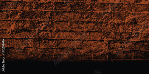 Building exterior with a rustic charm enhanced by a vibrant reddish-brown, showcasing its aged beauty and unique character with a dark edge.
