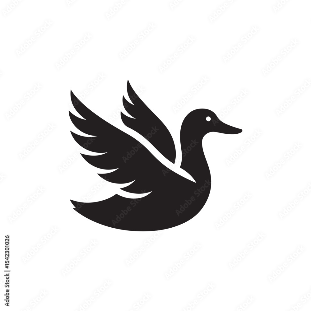 Fototapeta premium Duck Vector (3).eps