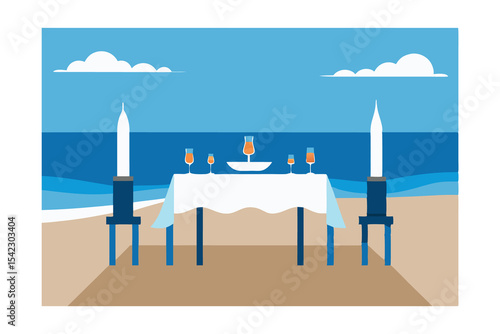 vector illustration of a wedding cake