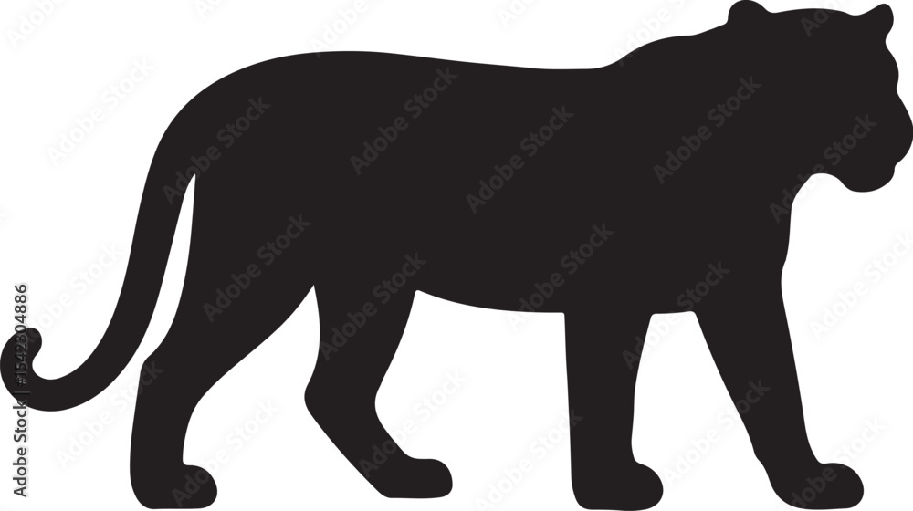 Fototapeta premium Royal bengal tiger vector art