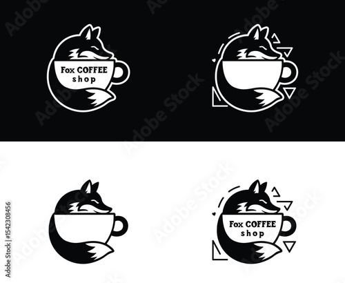 fox coffee shop logo