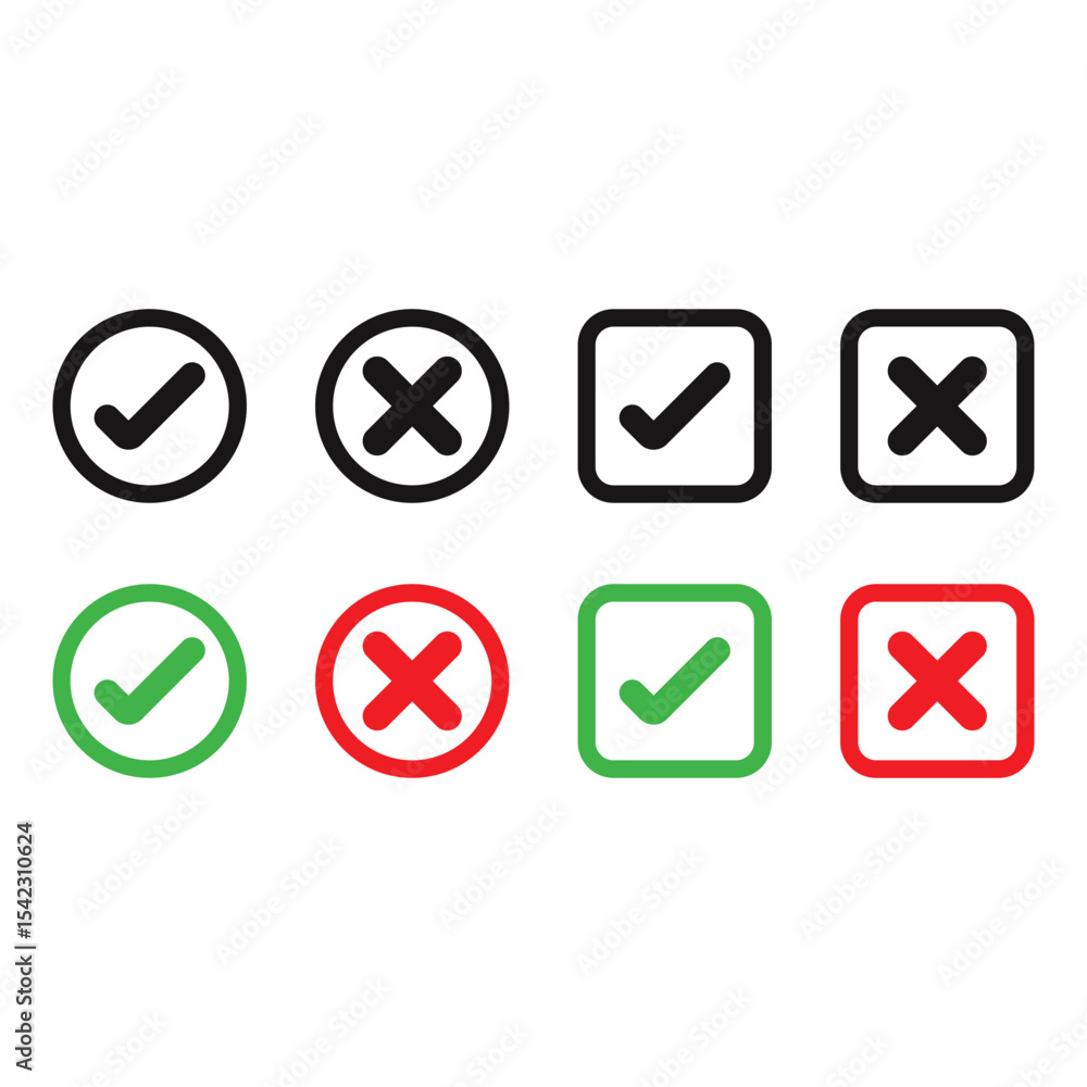 Check box icon with correct, accept checkmark icons tick box checked. Green Check mark icon vector set. Green tick check mark icon vector. Set of Green check mark isolated vector icons.
Check box icon with correct, accept checkmark icons tick box checked. Green Check mark icon vector set. Green tick check mark icon vector. Set of Green check mark isolated vector icons.