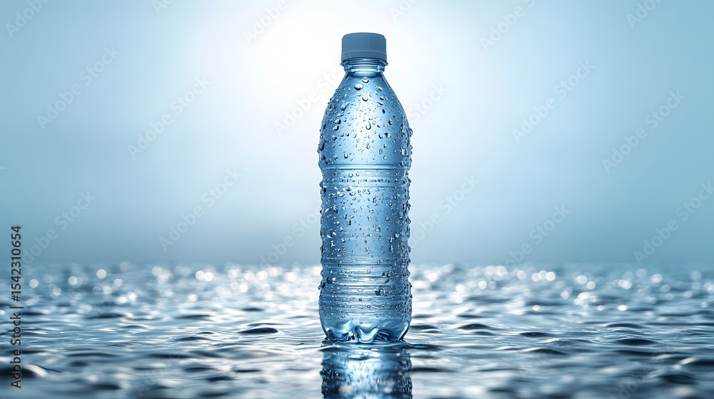 Photorealistic render of reusable BPA-free water bottle Photorealistic render of reusable BPA-free water bottle