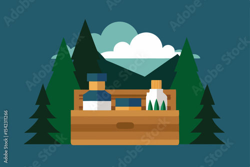 santa claus in the woods