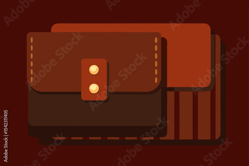 leather wallet icon