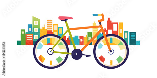Cruiser Bike clip art preview